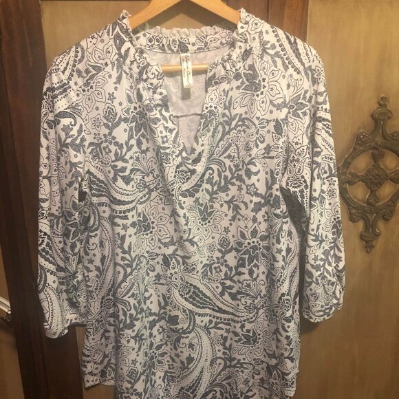 Style& Co Tunic Blouse Top Xl - Picture 1 of 2